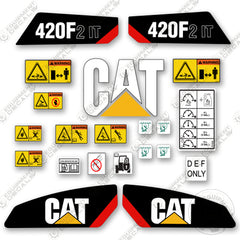 Fits Caterpillar 420F2 IT Backhoe Loader Decal Kit