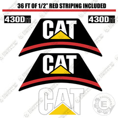 Fits Caterpillar 430D IT Backhoe Loader Decal Kit