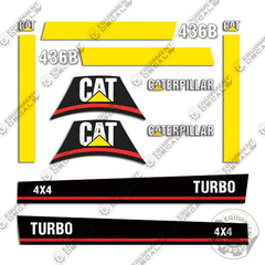 Fits Caterpillar 436B Decal Kit Backhoe