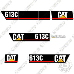 Fits Caterpillar 613C Motor Grader Decal Kit - Scraper