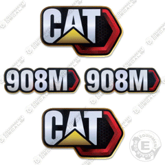 Fits Caterpillar 908M Decal Kit Wheel Loader