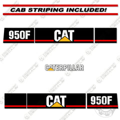 Fits Caterpillar 950F Wheel Loader Decal Kit