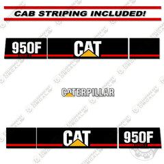 Fits Caterpillar 950F Decal Kit Wheel Loader (Series 2)