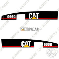 Fits Caterpillar 966G Decal Kit Wheel Loader