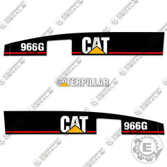 Fits Caterpillar 966G Decal Kit Wheel Loader - Series 2