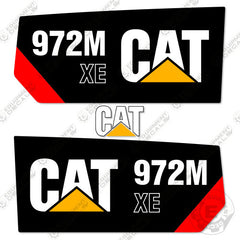 Fits Caterpillar 972M XE Wheel Loader Decal Kit (42" Wide Side Decals)