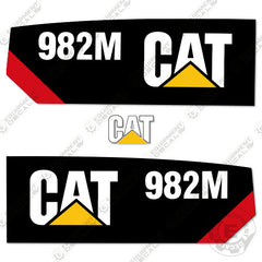 Fits Caterpillar 982M Decal Kit Wheel Loader (54" Sides)