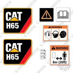 Fits Caterpillar H65 Decal Kit Hydraulic Hammer