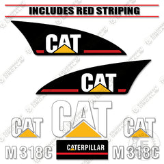 Fits Caterpillar M318C Decal Kit Excavator