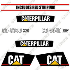 Fits Caterpillar CB534D XW Decal Kit Roller