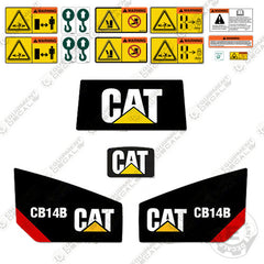 Fits Caterpillar CB 14 B Decal Kit Utility Roller