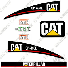 Fits Caterpillar CP433E Decal Kit Vibratory Roller