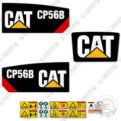 Fits Caterpillar CP56B Decal Kit Vibratory Roller