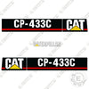 Image of Fits Caterpillar CS 433 C - DitchWitch Tank Decals - Smith Co. Logos (Package)