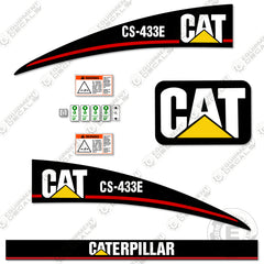 Fits Caterpillar CS433E Decal Kit Vibratory Roller