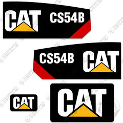 Fits Caterpillar CS 54 B Roller Decal Kit