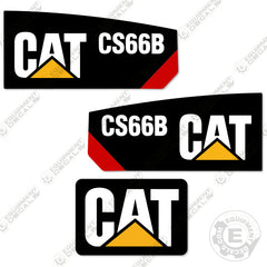 Fits Caterpillar CS66B Vibratory Roller Decals