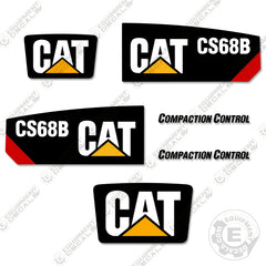 Fits Caterpillar CS68B Decal Kit Roller