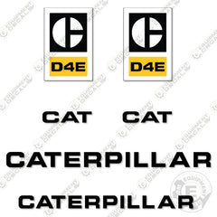 Fits Caterpillar D4E Decal Kit Dozer