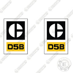 Fits Caterpillar D5B Decal Kit Dozer (Number Decals)