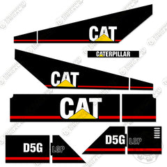 Fits Caterpillar D5G LGP Decal Kit Equipment Decals Dozer