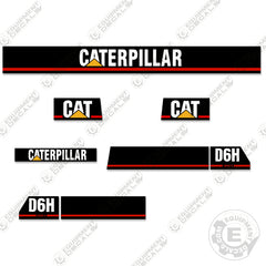 Fits Caterpillar D6H Series 2 Dozer Decal Kit