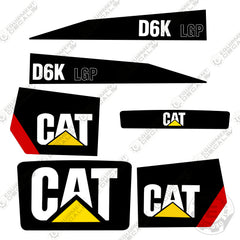 Fits Caterpillar D6K LGP Dozer Decal Kit