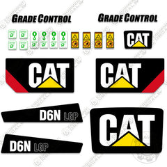 Fits Caterpillar D6N LGP Decals Bulldozer Decal Kit - New Style