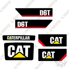 Fits Caterpillar D6T Dozer Tractor Decal Kit