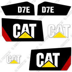 Fits Caterpillar D7E Dozer Decal Kit