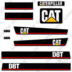 Fits Caterpillar D8T Dozer Crawler Tractor Decal Kit