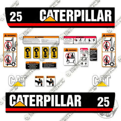 Fits Caterpillar GP25 Decal Kit Forklift