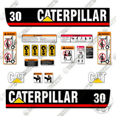 Fits Caterpillar GP30 Decal Kit Forklift