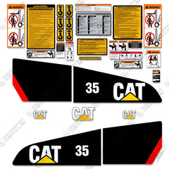 Fits Caterpillar GP35N Decal Kit Forklift