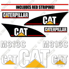 Fits Caterpillar M313C Decal Kit Excavator