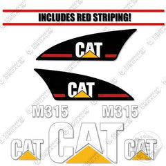 Fits Caterpillar M315 Decal Kit Excavator