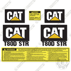 Fits Caterpillar T80D STR Decal Kit Forklift