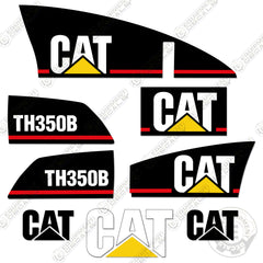 Fits Caterpillar TH350B Decal Kit Telescopic Forklift