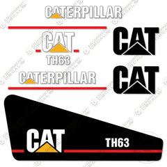 Fits Caterpillar TH63 Decal Kit Telescopic Forklift