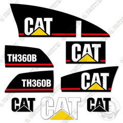 Fits Caterpillar TH360B Telescopic Forklift Decal Kit