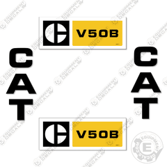 Fits Caterpillar V50B Decal Kit Forklift