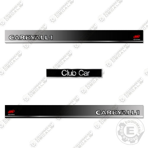 Fits Club Car Carryall 1 Decal Kit Golf Cart
