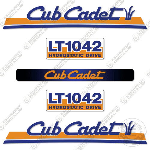Fits Cub Cadet LT1042 Decal Kit Riding Mower
