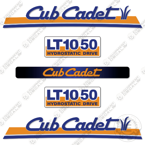 Fits Cub Cadet LT1050 Decal Kit Riding Mower
