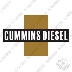 Fits Cummins Diesel Logo Decal