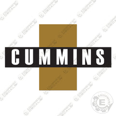 Fits Cummins Logo Decal