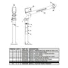 Image of Fits ECONO-TON II/R DECAL KIT 7’ BOOM - P/N: 370872000 CRANE