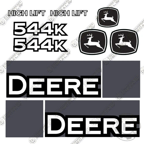 Fits John Deere 544K High Lift Wheel Loader Decal Kit