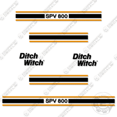 Fits Ditch Witch SPV 800 Decal Kit Vacuum Excavator