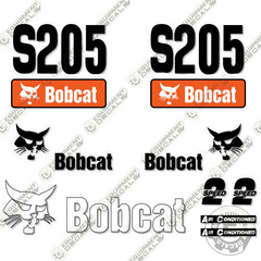 Fits Bobcat S205 Skid Steer Decal Kit